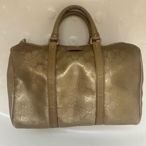 ✨Authentic Gold Gucci Boston Bag ✨
